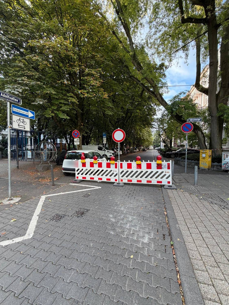 Vollsperrung in Wiesbaden